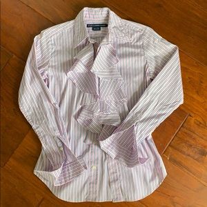 Ralph Lauren sport ruffle button up